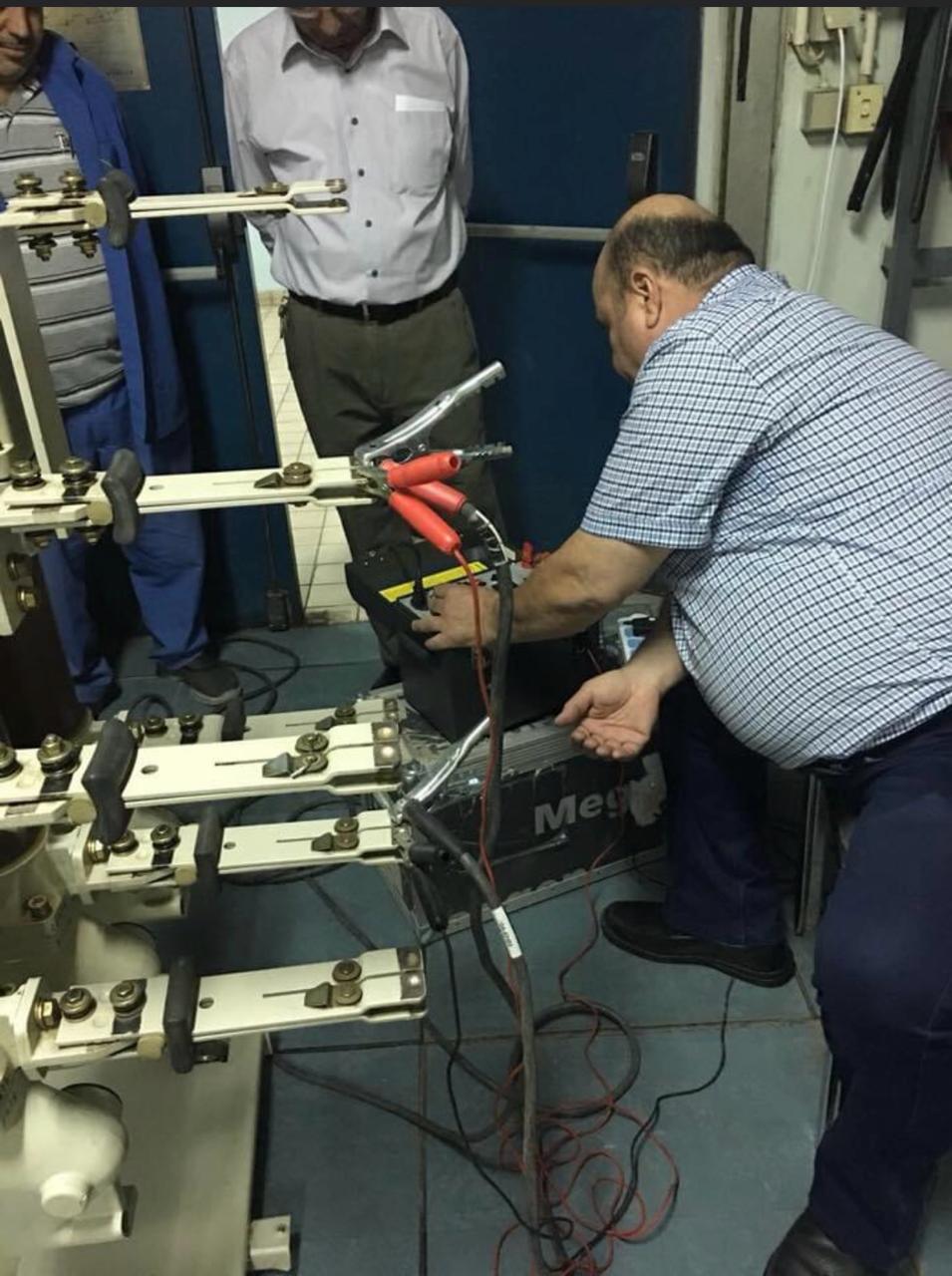 Contact resistance measuring